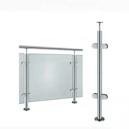 Modern Design Safe and Beautiful Balcony Glass Railing Handrail System