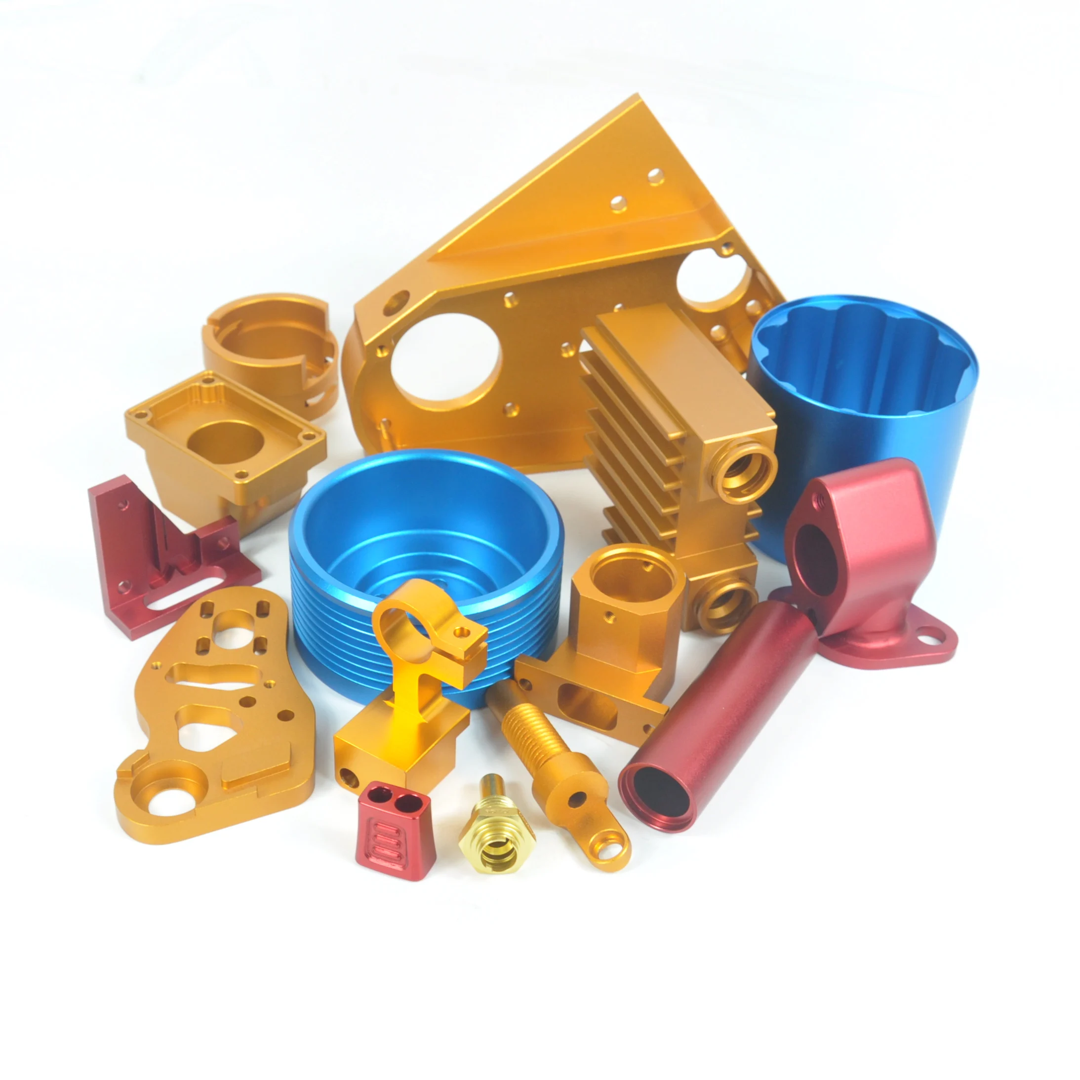 Factory Supply Hot Sale Custom Made Precise CNC Color Anodized 6061 7075 2024 6082 Aluminum Milling Machining Parts Services