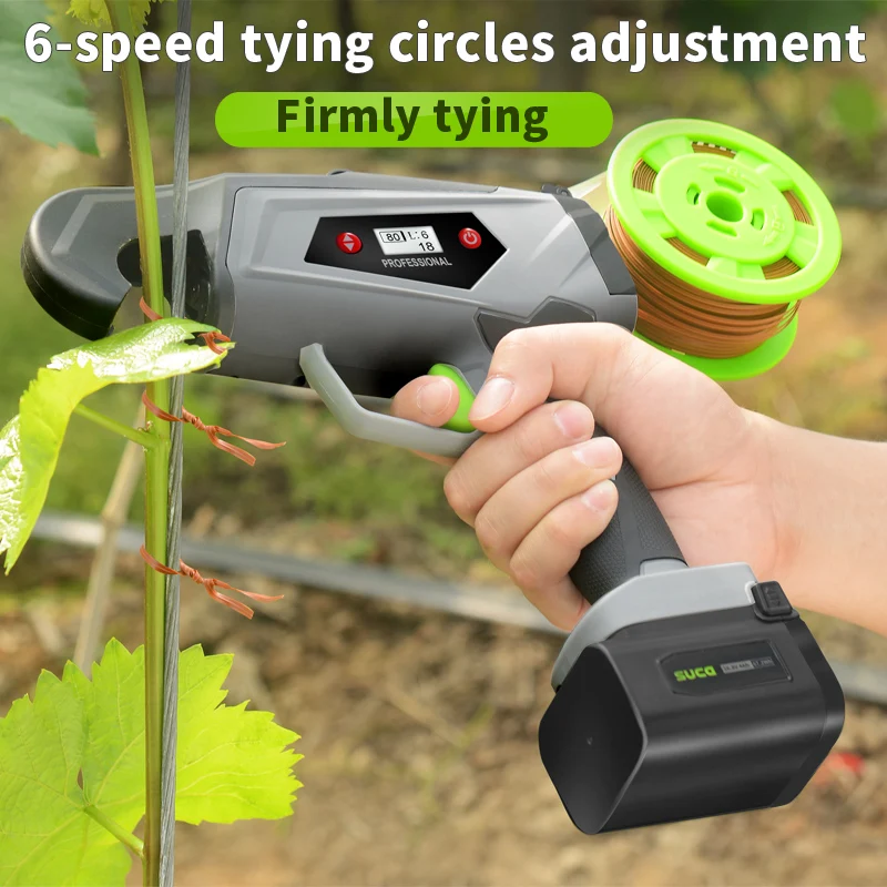 Battery powered electric tapener hand-held plant twist tie machine vegetables tying machine electric grape tying machine