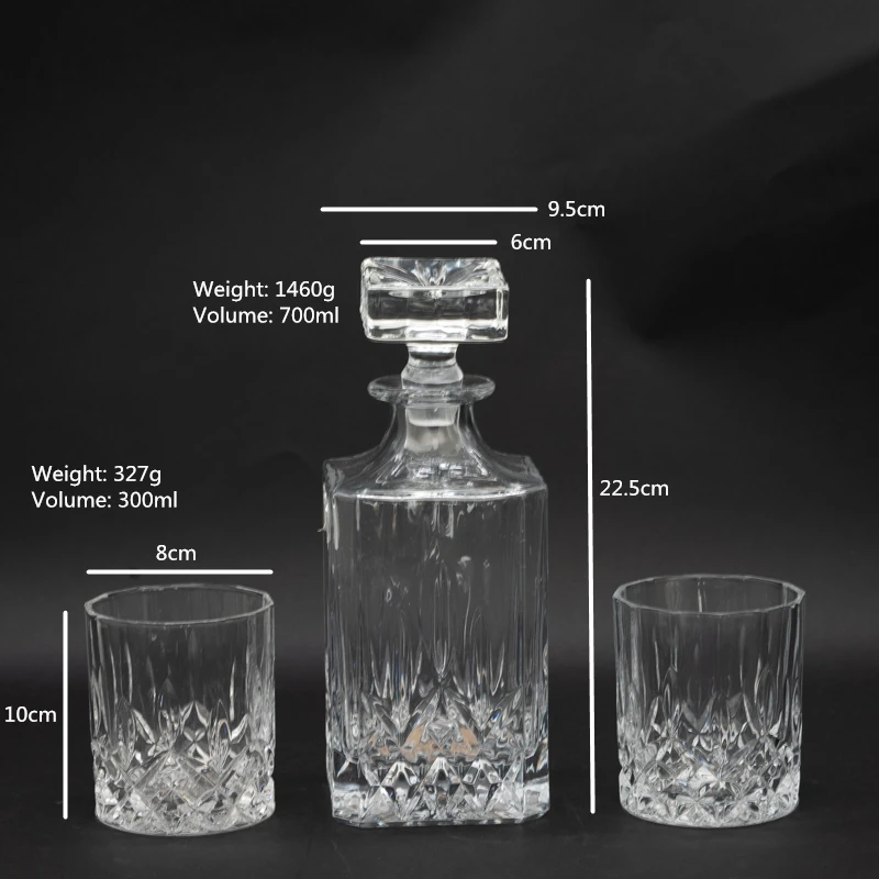 700ml high quality rcr Wine Decanter Set with wood box