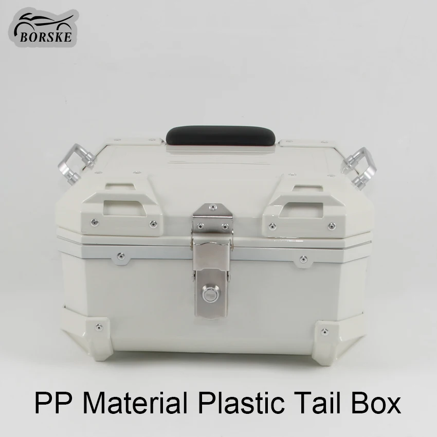 Universal Plastic Rear Box Scooter Luggage Box Motorcycle Vespa Top Case Scooter Plastic Tail Box