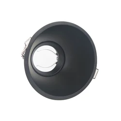 Shopping Mall Hotel Deep Anti Glare  Round Fixed White MR16  G5.3 GU10 Downlight Ring Fixture