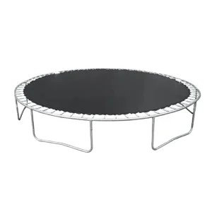 Home & park trampolines. Child-friendly, large & commercial. With safety nets. Bouncing beds, some with basketball hoops.