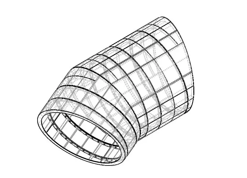Irregular cylindrical steel formwork Concrete formwork Municipal concrete formwork