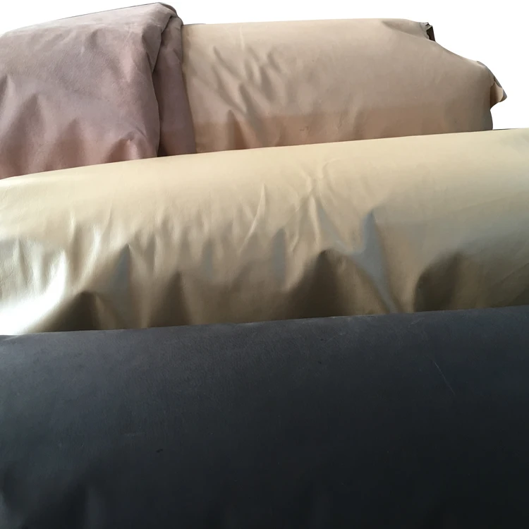 Brown color female pig hide leather for boots lining