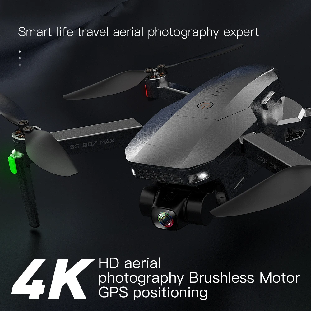  2021 SG907 Max 4K 3 Axis Gimbal Drone with Camera and Gps 5G WIFI drone professional foldable budget