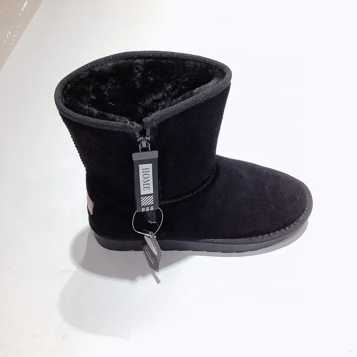 Wholesale Winter Ankle High Boot 2023 Fashion Trendy Winter Shoes with Thermal Fur Snow Boots