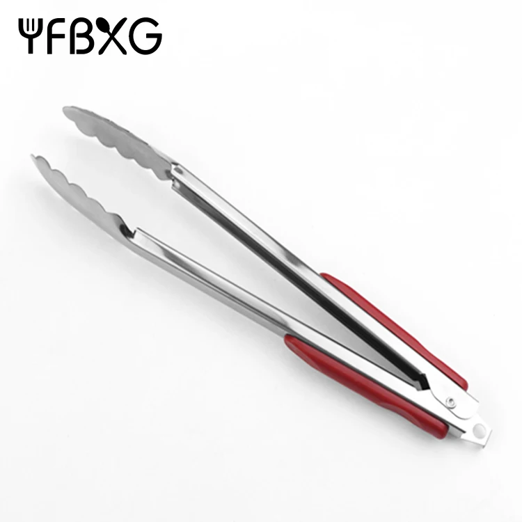 Custom Food Clip Tong Utensils Stainless Steel 3pcs BBQ Kitchen Tongs Set Tongs For Cooking
