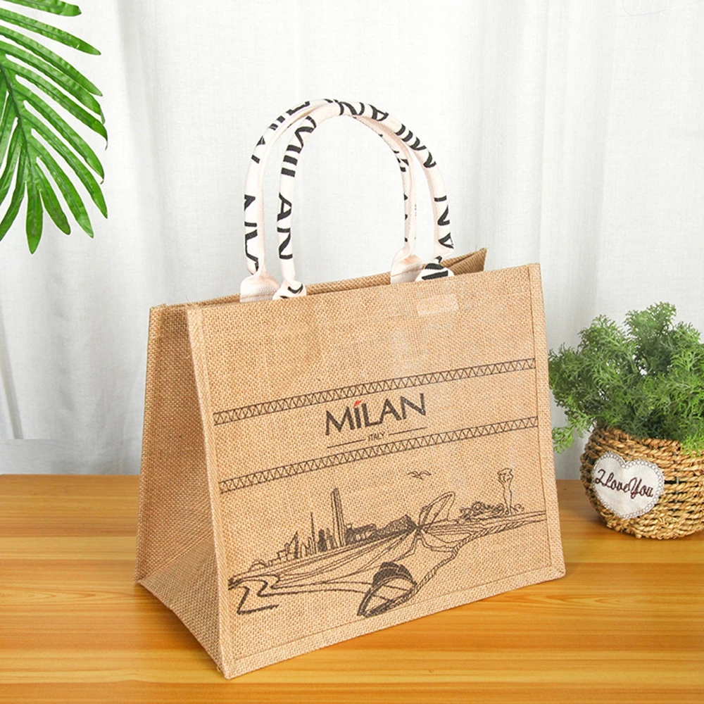 top selling designer book tote dirty bag sac en jute bouteille de vin for women men chef