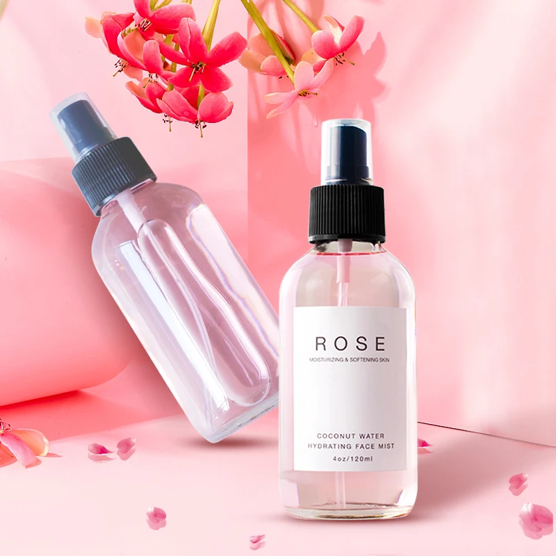 Wholesale 100% Organic Moisturizing Calming Pure Rose Water Spray Facial Mist Rose Hydrosol Face Toner