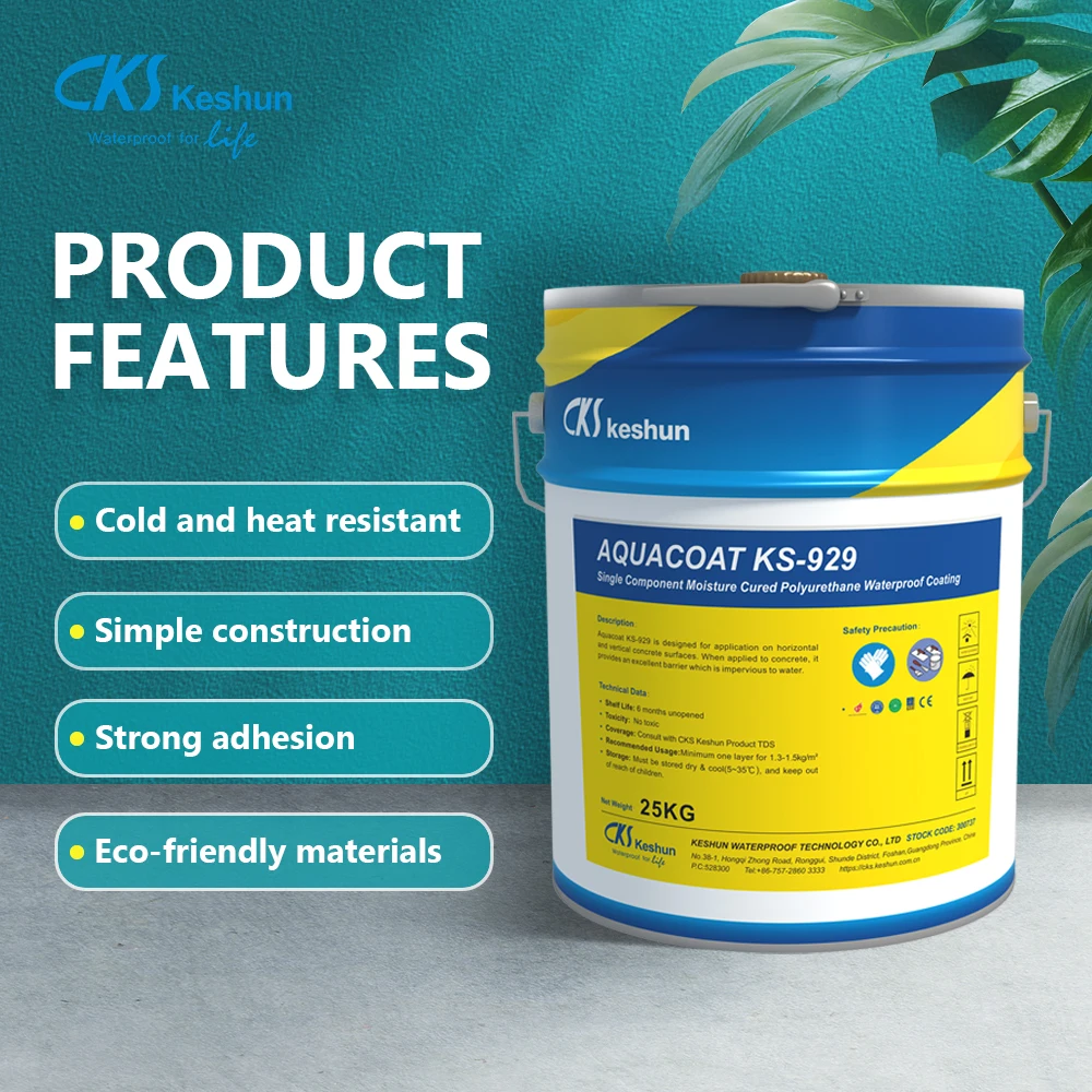 Water cured pu lowes polyurethane coating graphene bathroom underground waterproofing paint