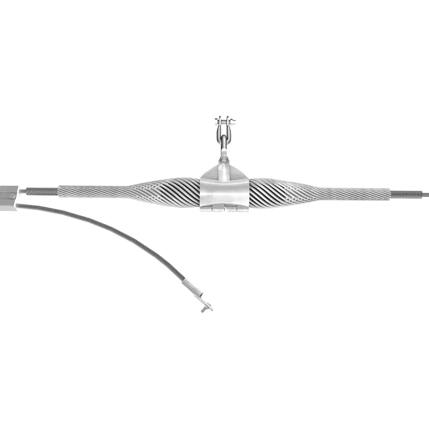 Top selling outer inner rods aluminium alloy wire  Preformed Rods Suspension Clamp for ADSS