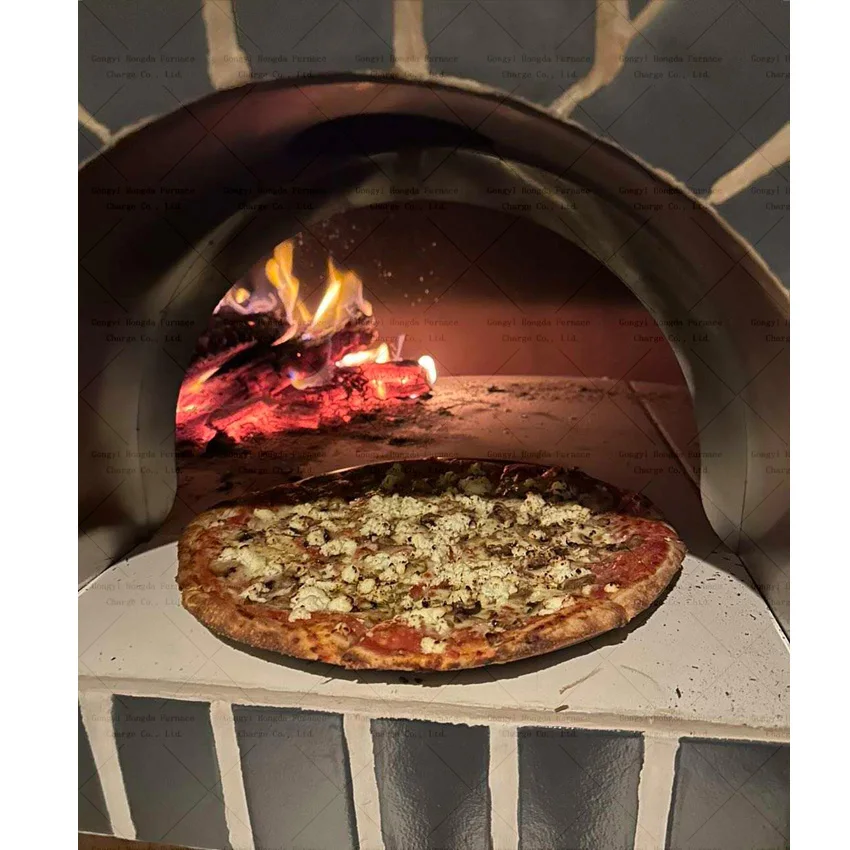 Garden Kitchen Big Round Oven Pizzas Bread 500 Degree Outdoor Woodfire Wood Fired Pizza Oven