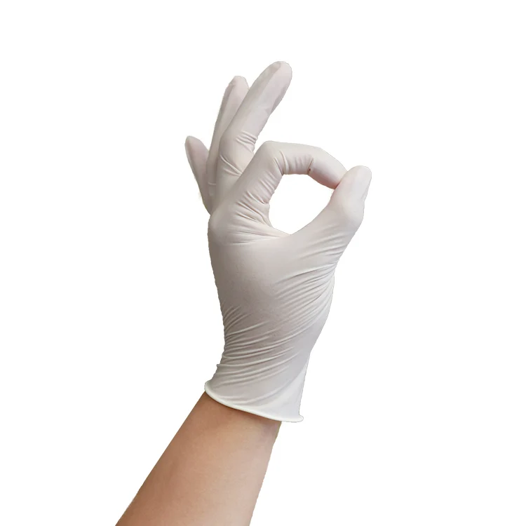 Wholesale latex free flocked lined glov latex examination top glov pink non latex glov