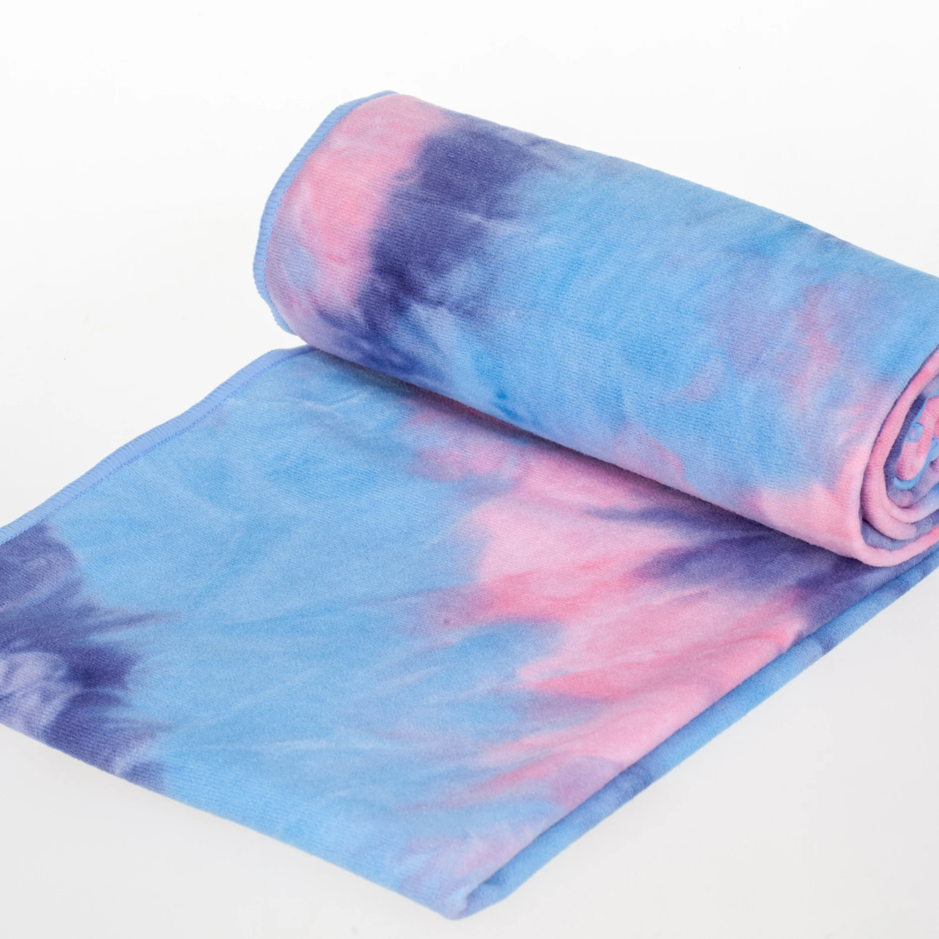 Anit Slip Colorful Eco Friendly Hot Gym Mat Tie-Dyed Soft Microfiber Yoga Towel