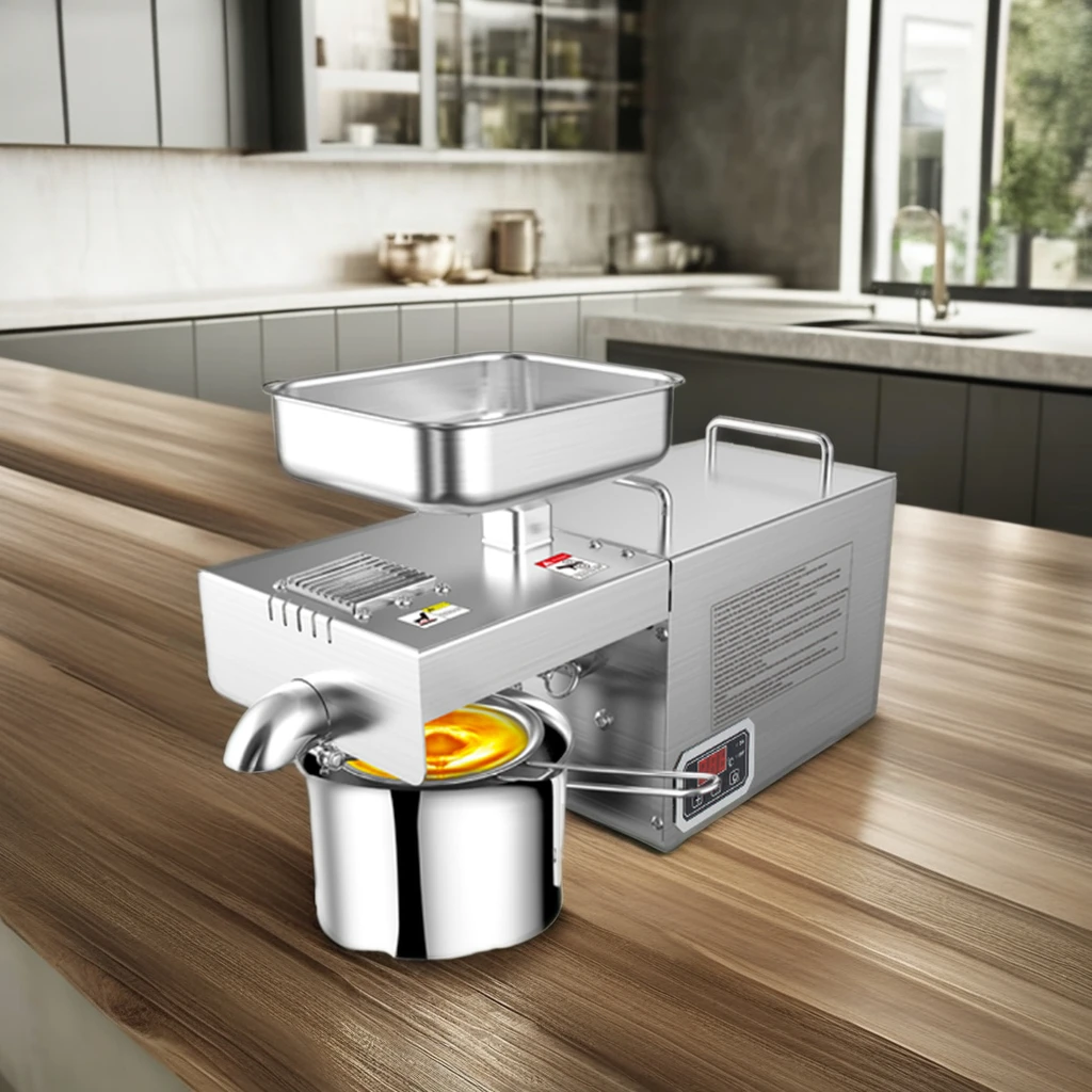 MJ 5kg/h Small Oil Pressers Mini Home use Peanut Walnut Coconut Avocado Cocoa Soybean Sesame Sunflower Screw Oil Press Machine