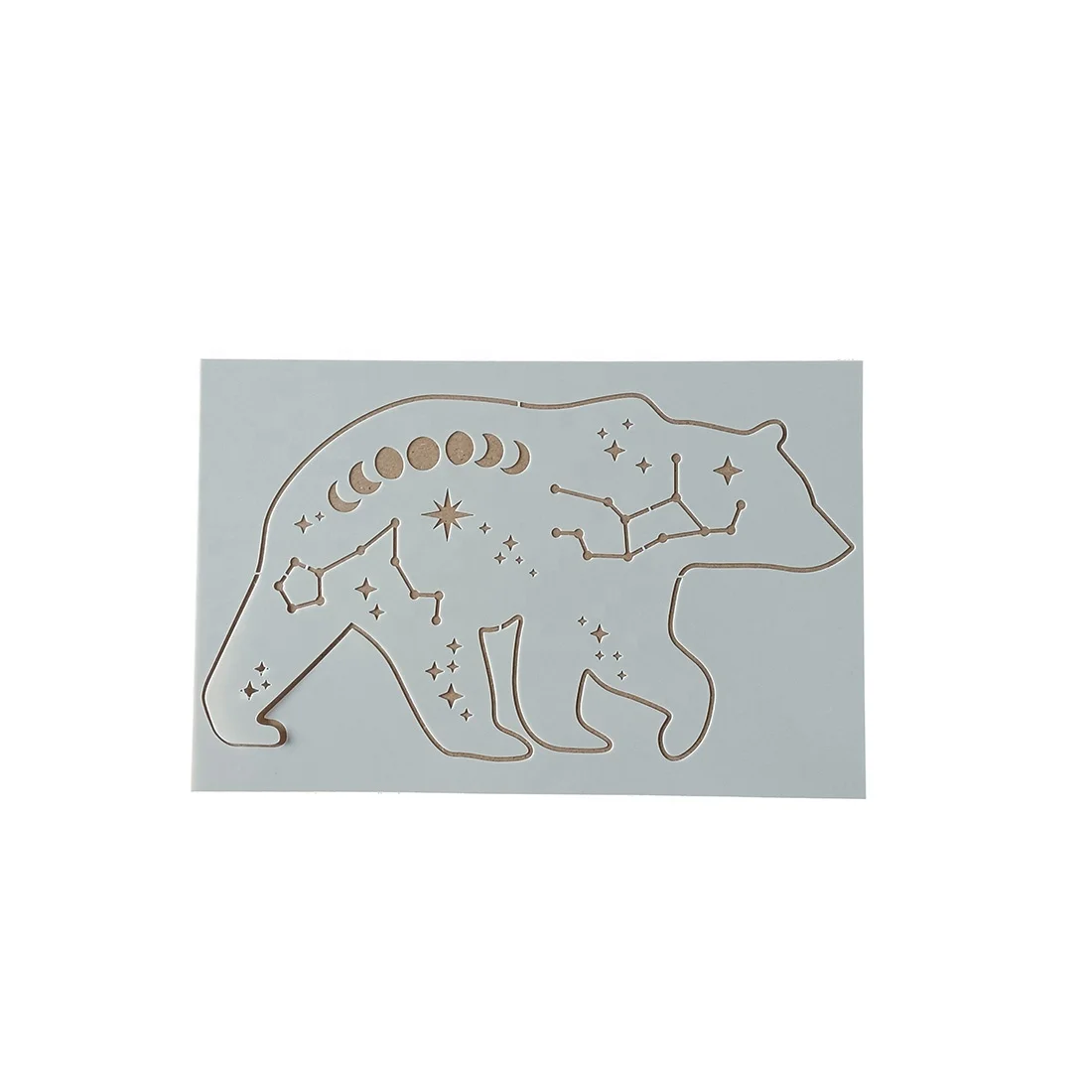 15 X 30cm durable eco friendly PET reusable star stencils for painting templates painting stencils for painting furniture wall d