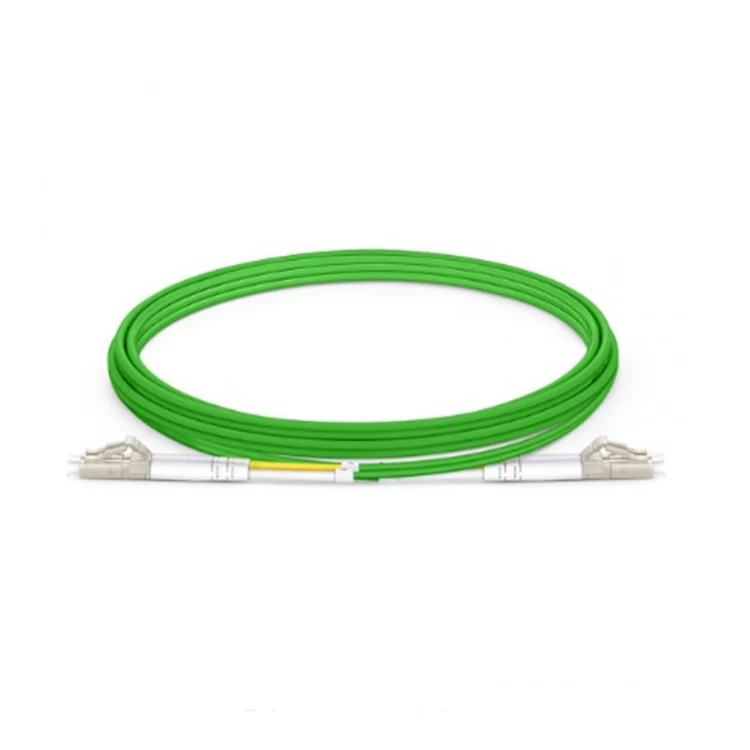 5m (16ft) LC UPC to LC UPC Duplex OM5 Multimode Wideband PVC 2.0mm Fiber Optic Patch Cable