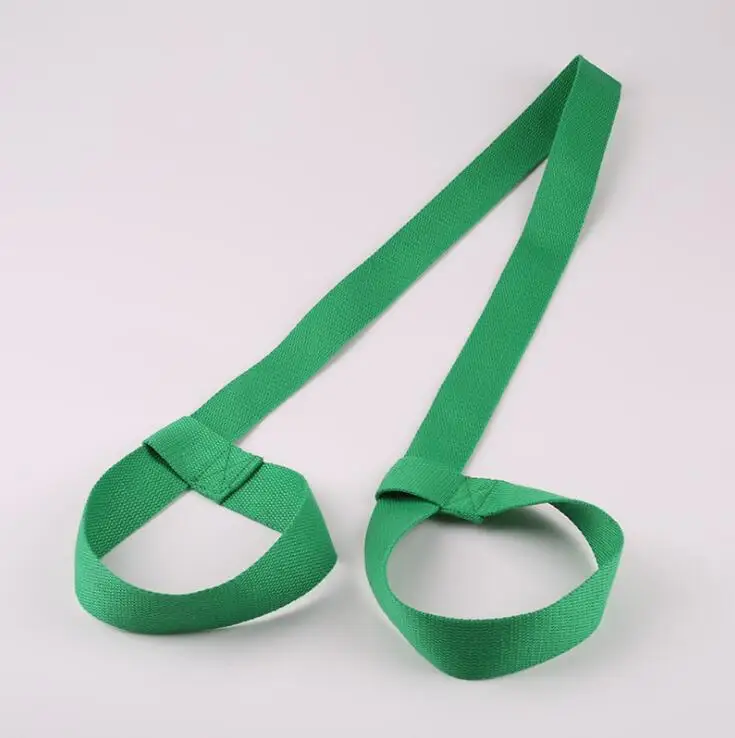 private label hot sale yoga mat belt or band by polyester and cotton mix for yoga accessory