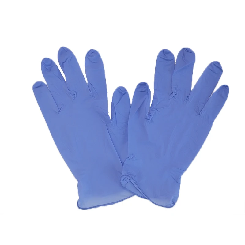 Strong Quality Powdered free non-sterile Nitrile gloves with Malaysia gloves