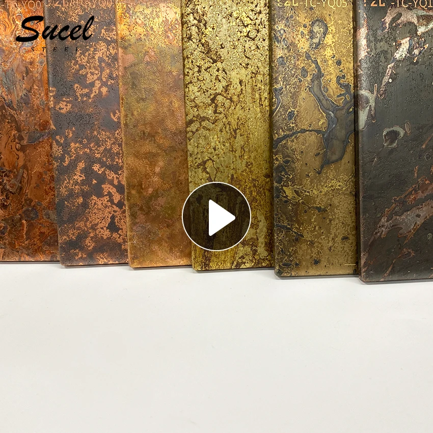 SUCEL STEEL 201 304 316 Brass Pvd Antique Bronze Copper Finish Stainless Steel Sheets