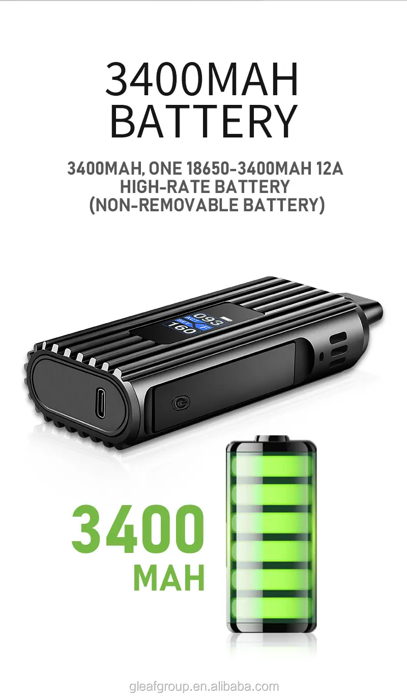 
Latest vaporizer dry herb gleaf-group portable vape pen SWAP LIT 