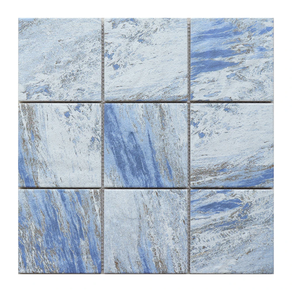 Modern Design Ceramic Mosaic Tile Square Stone Swimming Pool Villa Bathroom Kitchen Interior Wall Decoration Natural Techniques