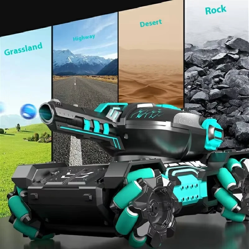 Innsfash 2.4G Gesture Remote Control Water Bomb Light Music Toy RC Water Tanks