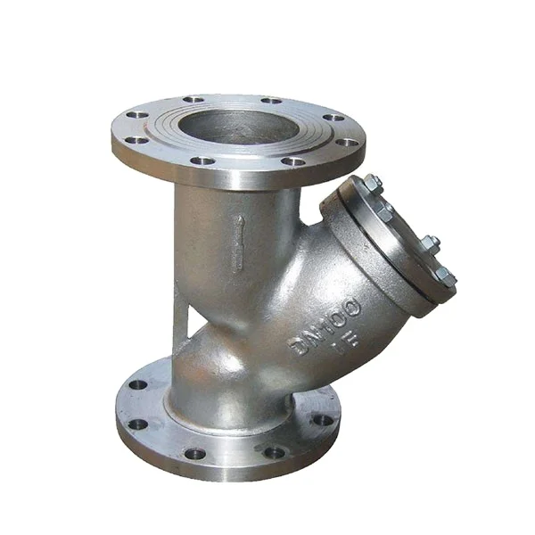 Factory Supply Stainless Steel Hardware CF8 Y-Strainer Flange Connection