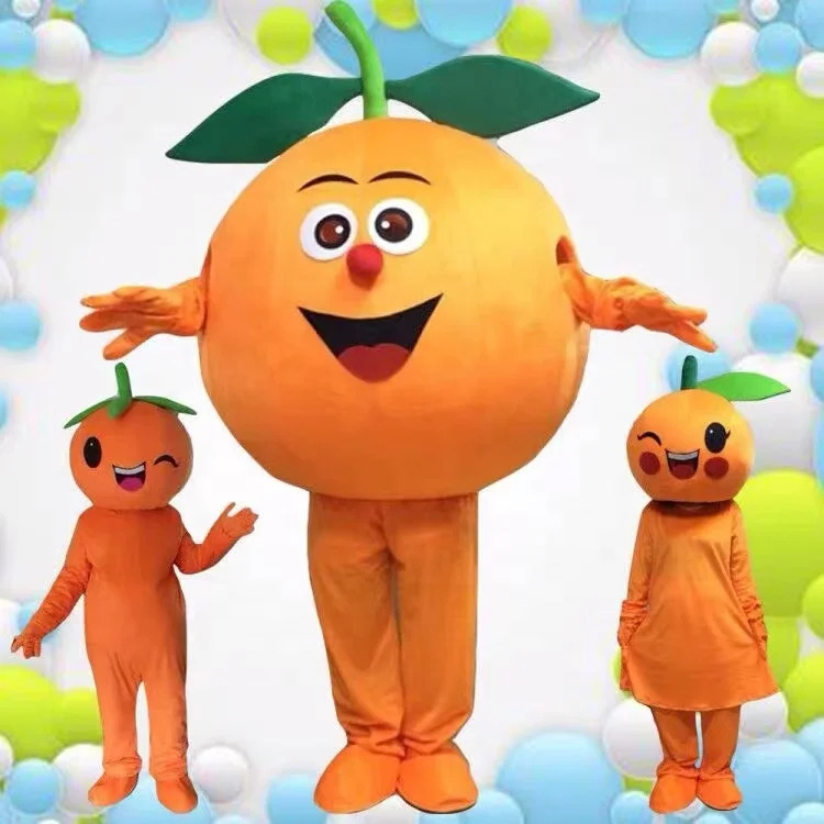 Enjoyment CE fruit apple orange Mascot Costume Custom plant Cosplay Mascotte Theme Fancy Dress Carnival
