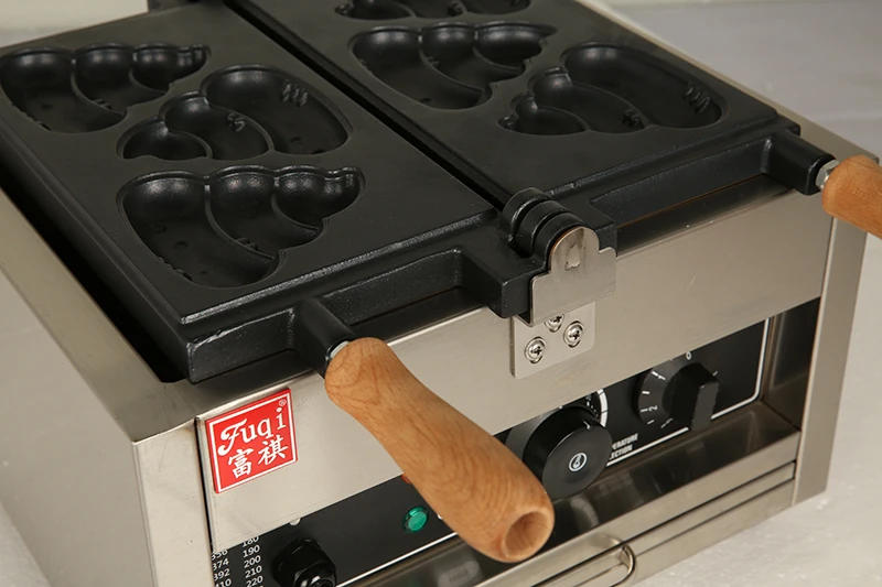 Fuqi 220v/50hz-110v/60hz Waffle Making Machine Snack Machine Poop Shape Waffle Machine Excrement Waffle Maker