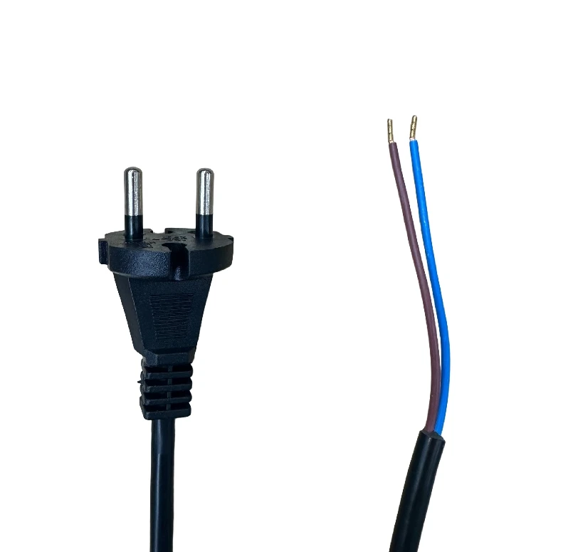 Yongxiang Korean 2 pin power cord KC Certification 2 Pin Straight Plug With Korean Mains Cable KC Power Cord 16A 250V