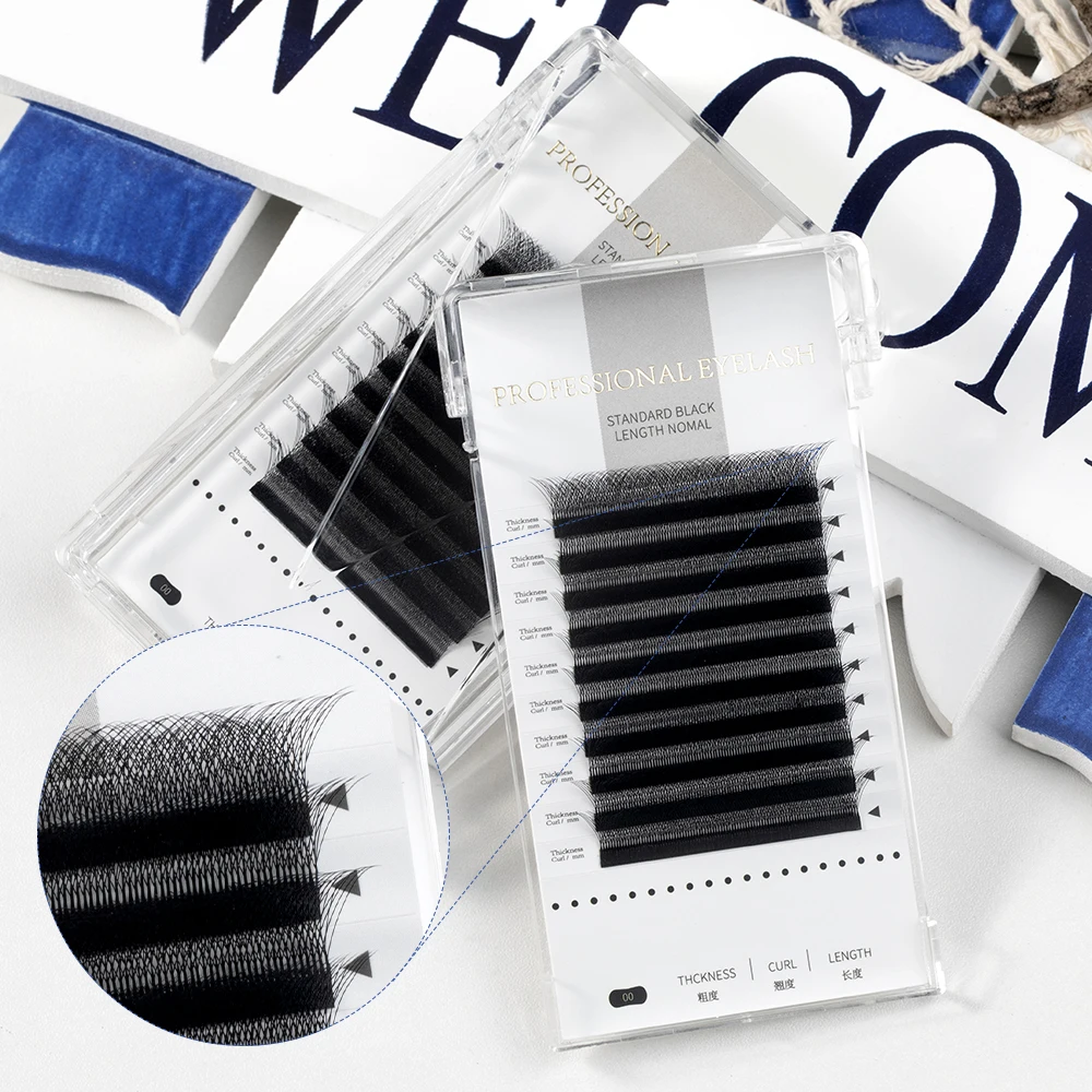 Lash Extension supplies Matte Black  YY W Lashes Volume  Premade Fan Lashes 3D 4D 5D Clover Eyelashes