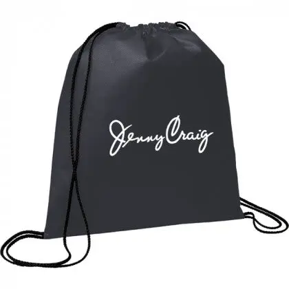 Recycled Gym Pull String Bags Drawstring Bag High Quality Polyester Draw String Sports Backpack Gym Bag for Sports