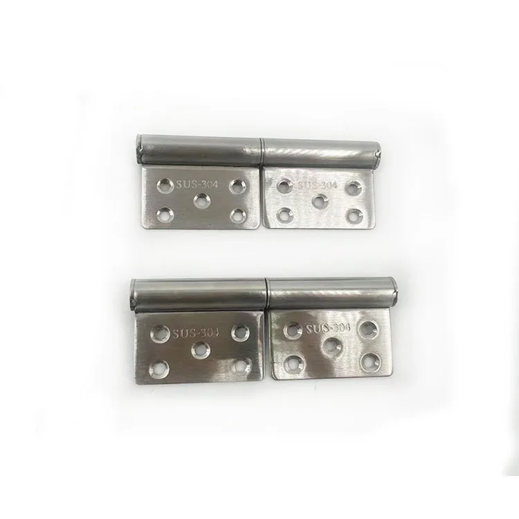 Stainless Steel Slip Joint Flag Hinges Right Hand Cabinet Door