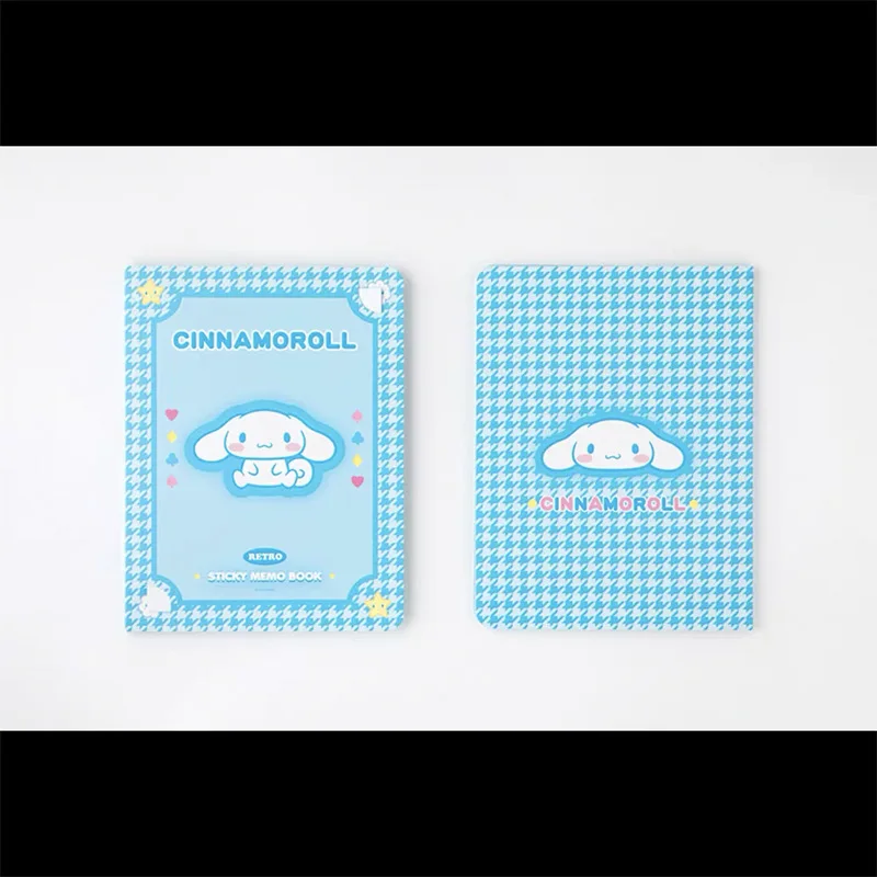 Kawaii Melody Kuromi Notes Set Anime Girl Heart Notepad Portable Manual Materials New