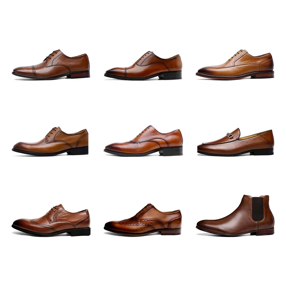 
 Классические роскошные формальные ботинки Kutesmart, Мужская Свадебная обувь из натуральной кожи  