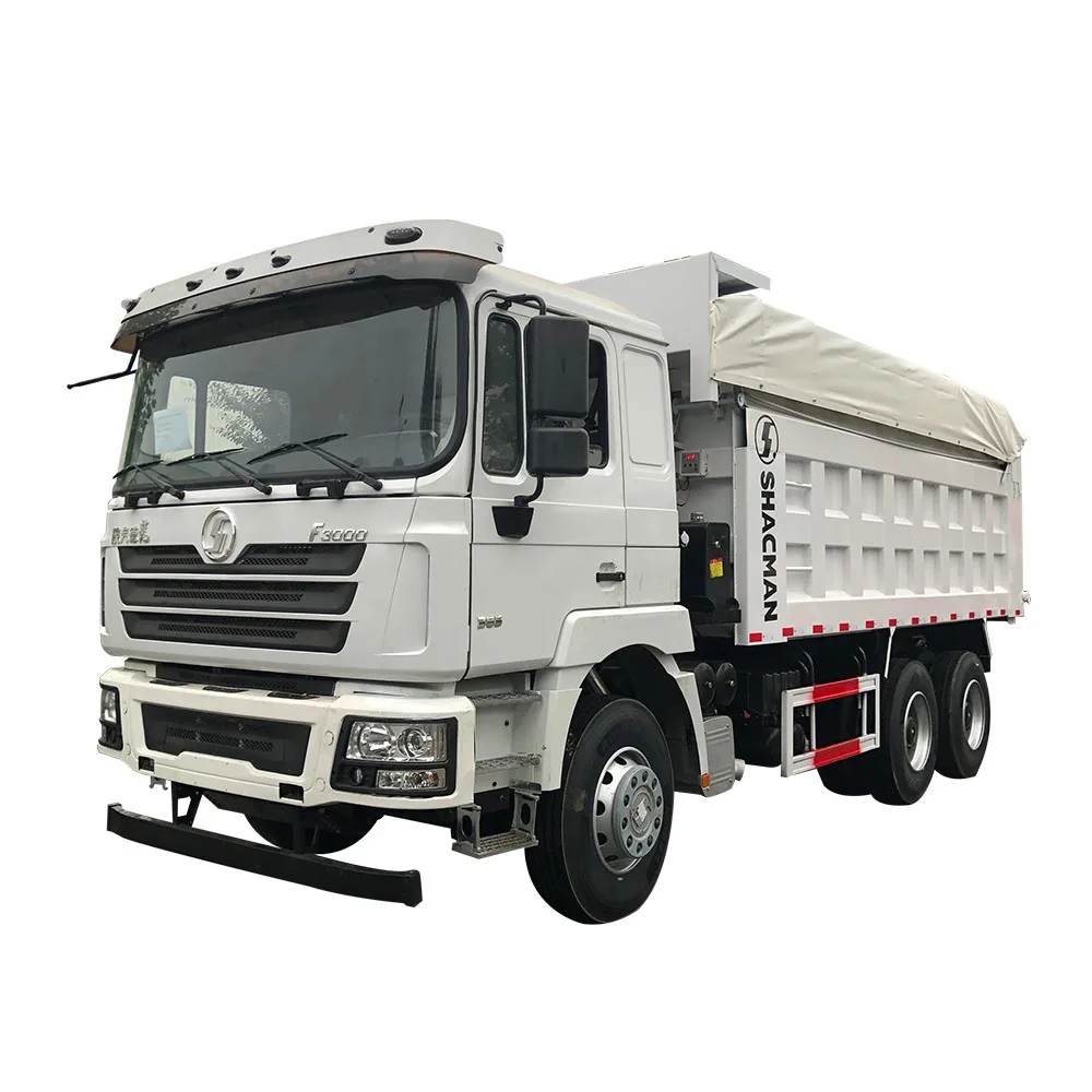 Chinese Mining Cheap Second Hand Shacman F3000 Blue White 6x4 Hydraulic Dump Truck in China