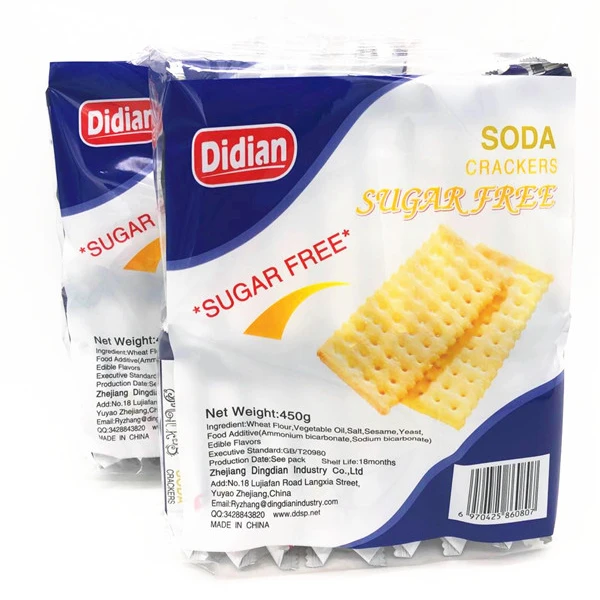 450g rich in Calcium Milk crispy healthy soda cracker salty biscuits