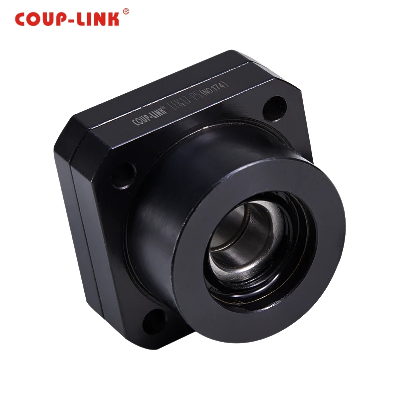 Stable High Precision P5 Grade Ball Screw Support Unit Fixed Side Bearing