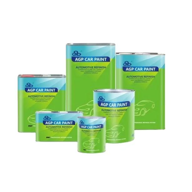 High Quality 2K International Automotive Painting Yellow Green Car Repair Coating Car Paint