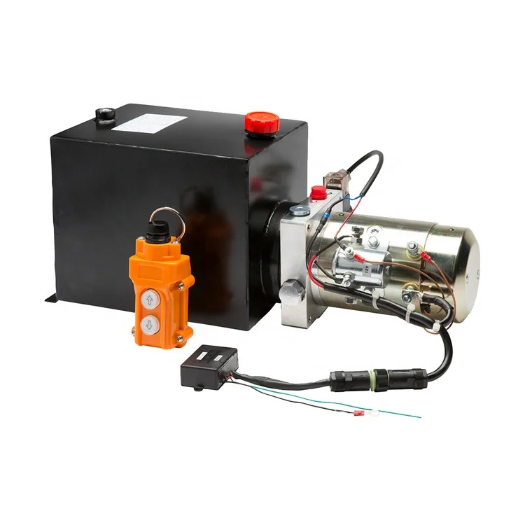 12 Volt Hydraulic Power Pack Mini Double Acting Micro Electric Level Hydraulic Power Pack Units