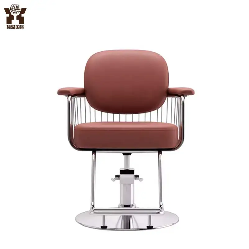 Hairdressing Equipment Barbershop Leather Salon Chair Styling Furniture Hair Cutting Barber Shop Chairs for Hair Stylist