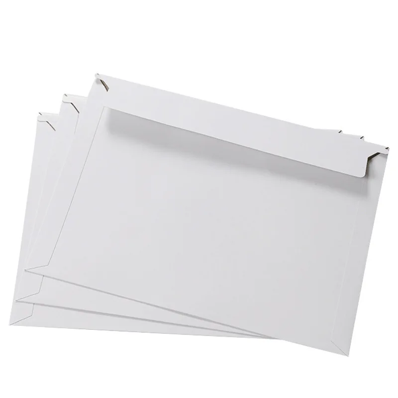 Custom A5 A4 Size Biodegradable Blank Express Document Packaging Mailing Envelope Paper Bag