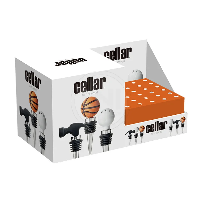 Retail Store Cardboard Pen Display Stands Paper Tabletop Counter Display For Stationery promotional