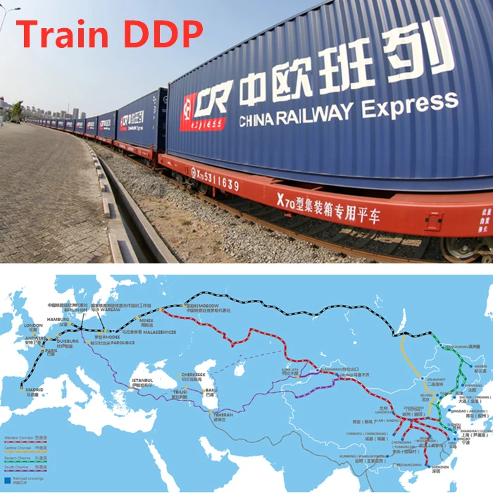 Train/sea/air Shipping agent Truck Transport Door to Door Freight Rate Shipping From China to German