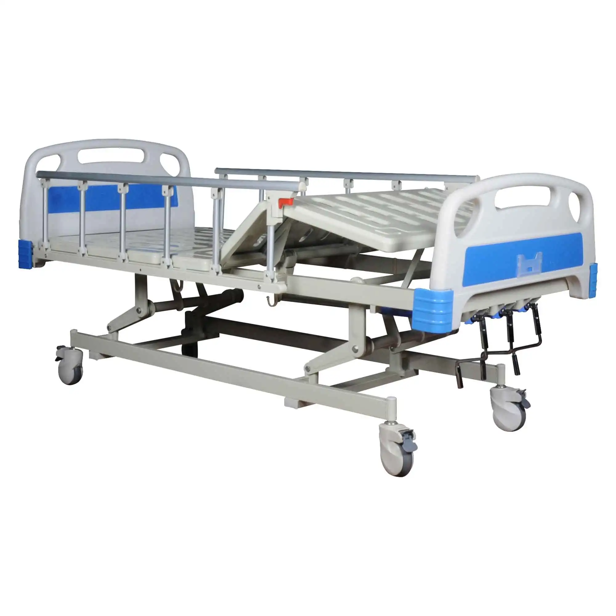 Новый дизайн премиум трехпозиционных кроватей для пациентов с ручным управлением больничной койкой