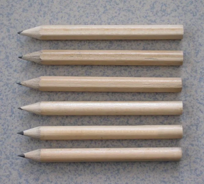 Professional Stationery Factory and Importer Hexagonal Golf Basswood Graphite Pencils Color Set