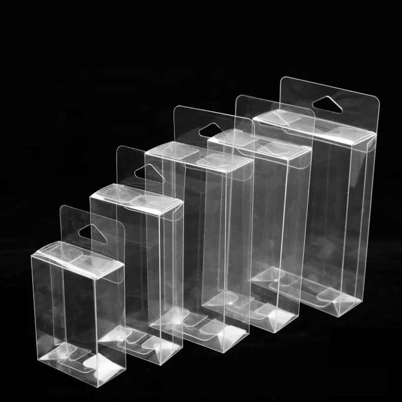 Custom Plastic Square PET Transparent Cube Box Frosted PVC Packaging Clear Soft Crease Acetate Box