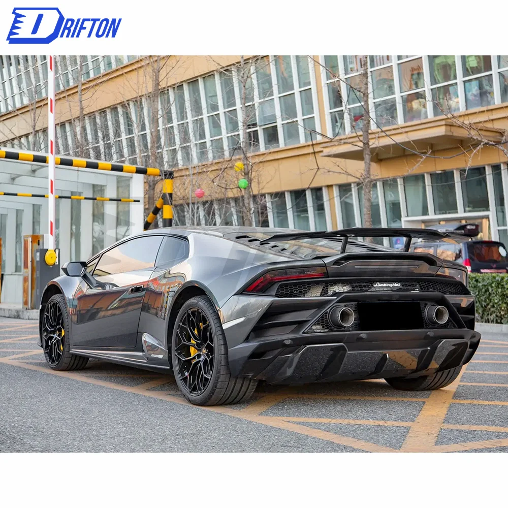 Спойлер из сухого кованого углеродного волокна для крыла Lamborghini Huracan